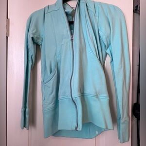 Turquoise Active Wear cloth Jacket
